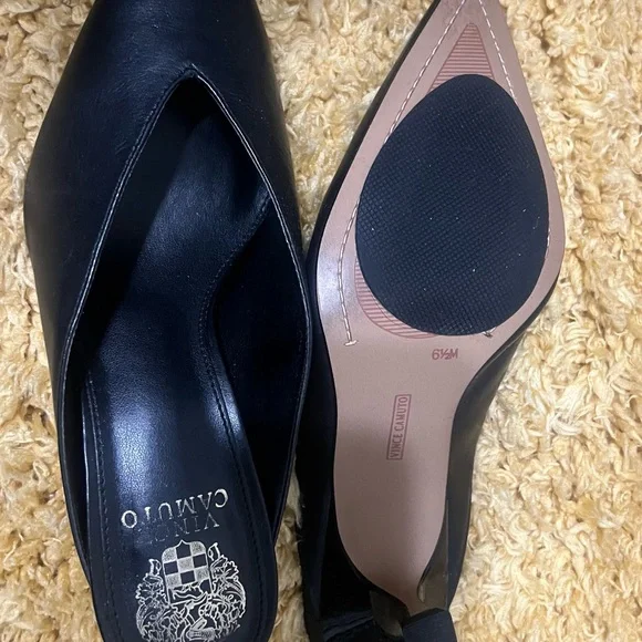 Vince Camuto Women's Meliz Kitten-Heel Mules - leather 6.5 - Picture 2 of 5